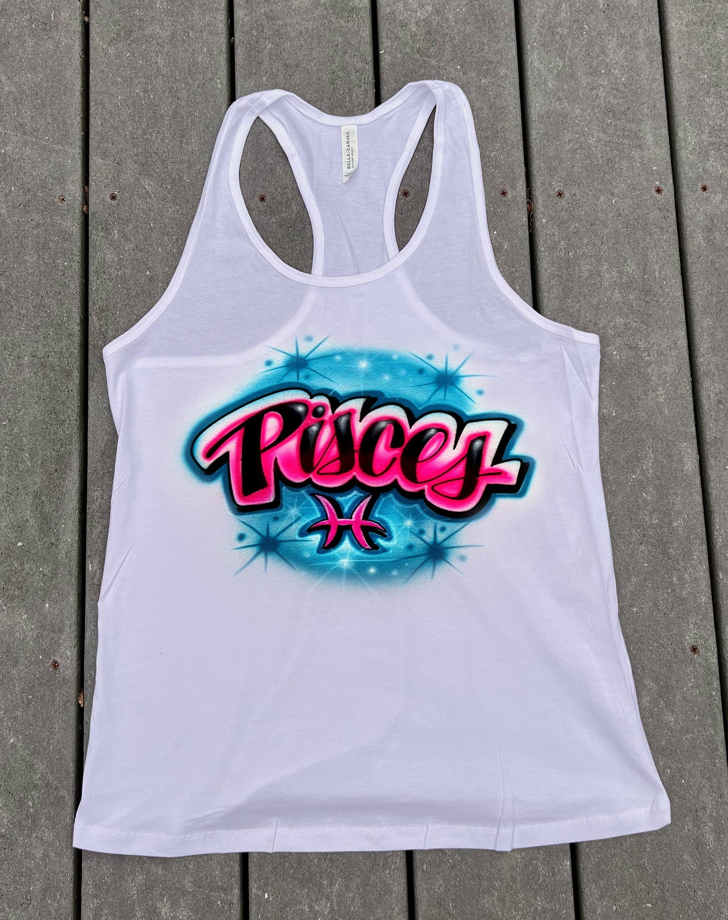 Spray Paint Airbrush Crop Top | Pisces Gift | Pisces T SHirt