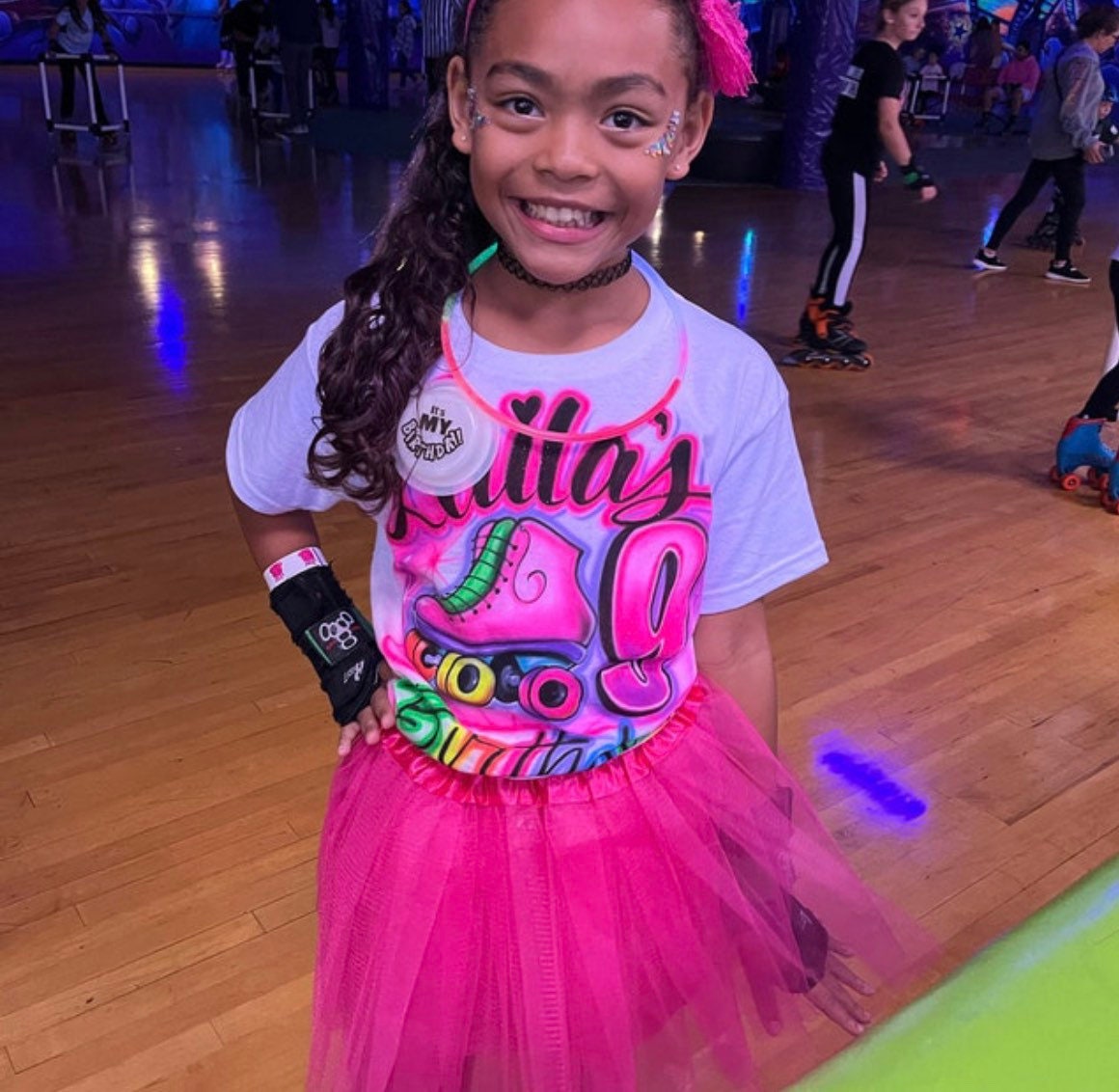 Lets Glow Neon Birthday Shirt | Neon Glow Birthday|