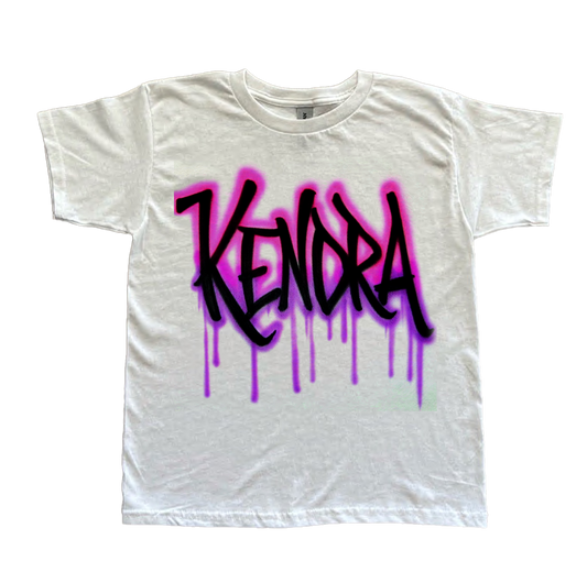 Airbrush T-Shirt street design with name