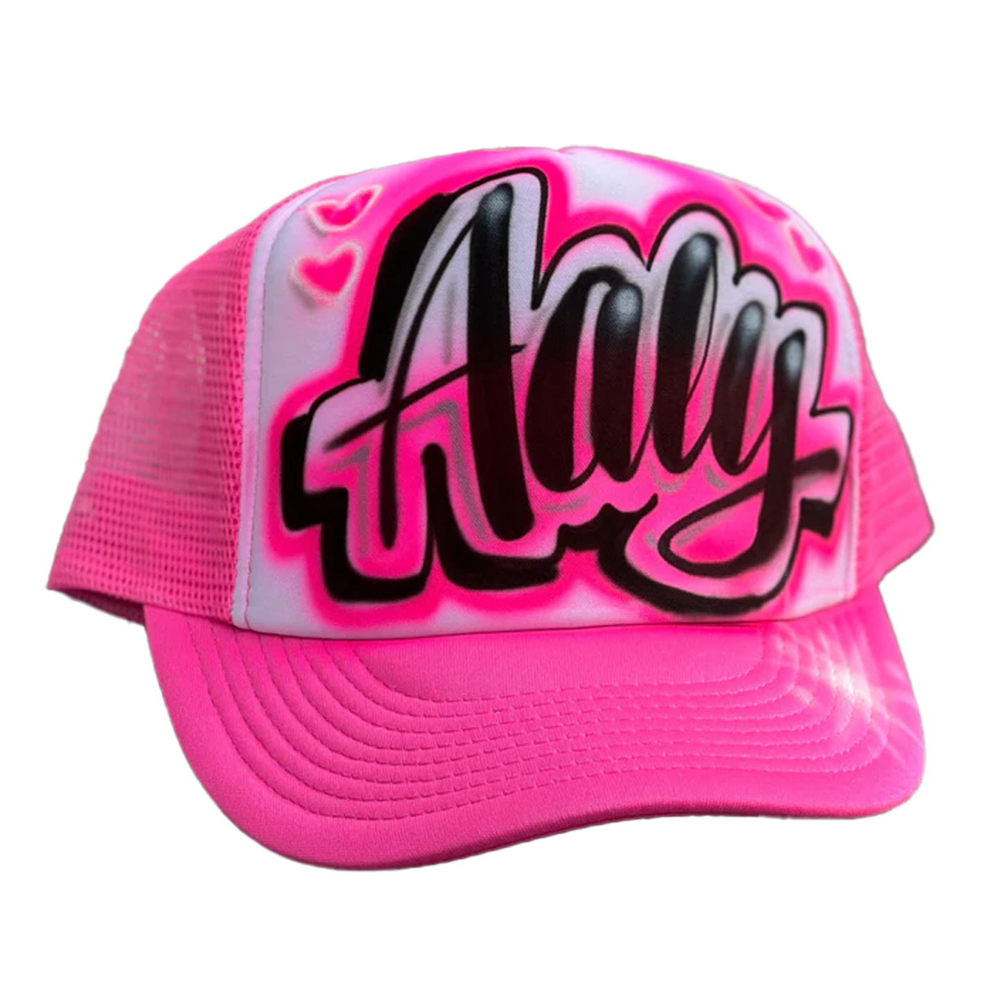 Airbrush Trucker Hat with name