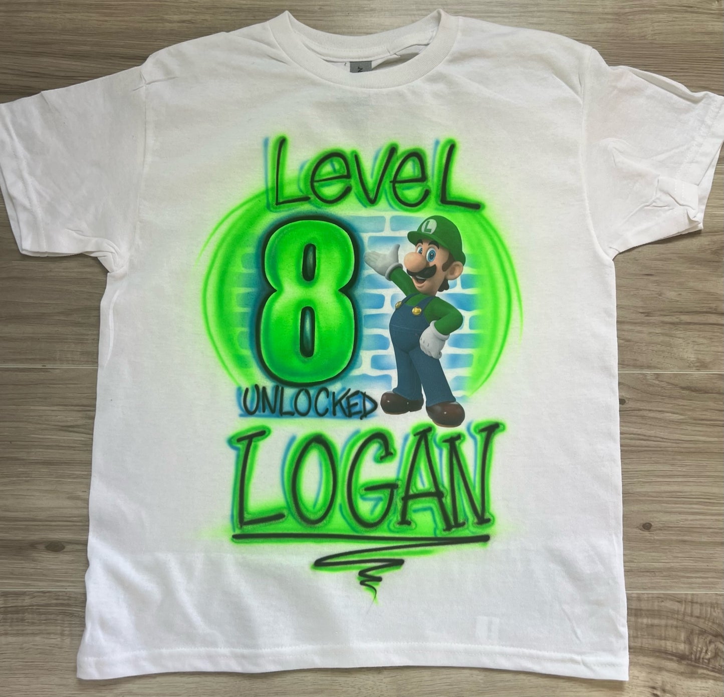 Super Mario Birthday Shirt (Luigi)