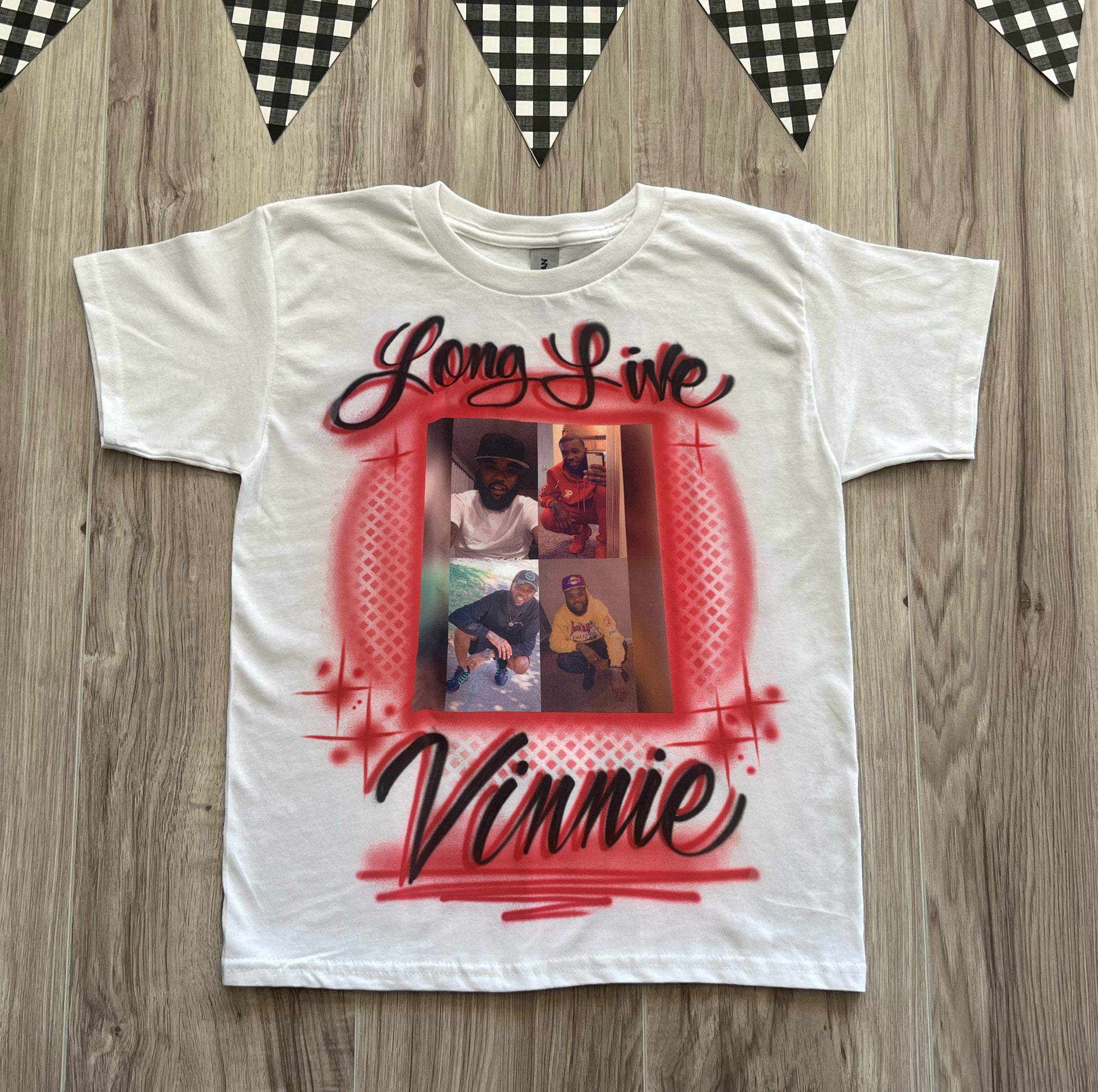 In Loving Memory Photo Memorial T Shirt – Bluegrass Airbrush