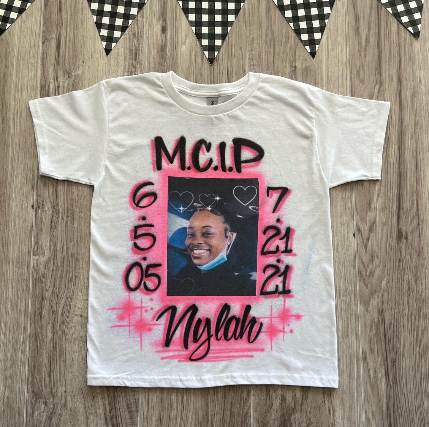 MCIP Memorial Photo Airbrush T Shirt