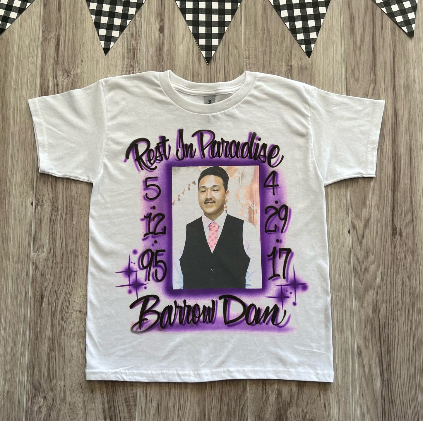 Rest In Paradise Memorial Photo T Shirt