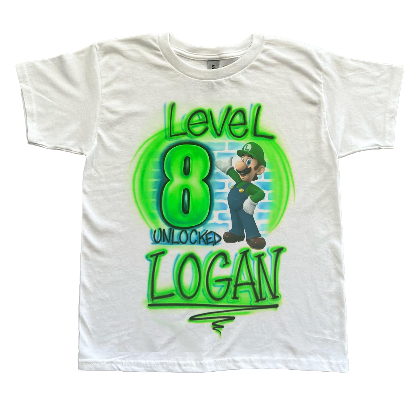 Super Mario Birthday Shirt (Luigi)