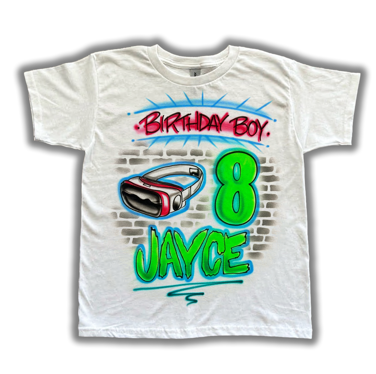 Virtual Reality Video Game Birthday Shirt