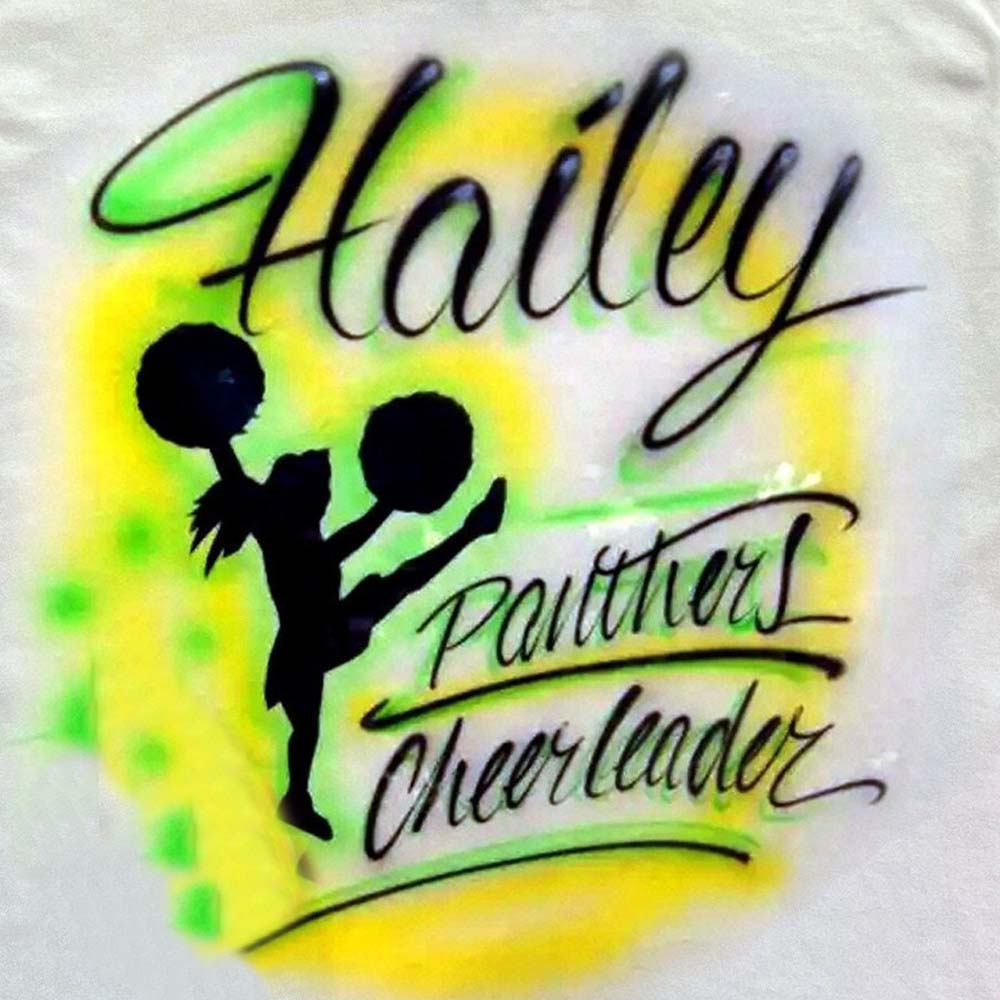 Cheerleading Airbrush Shirt