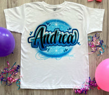 Load image into Gallery viewer, Script name 2 Airbrush T shirt
