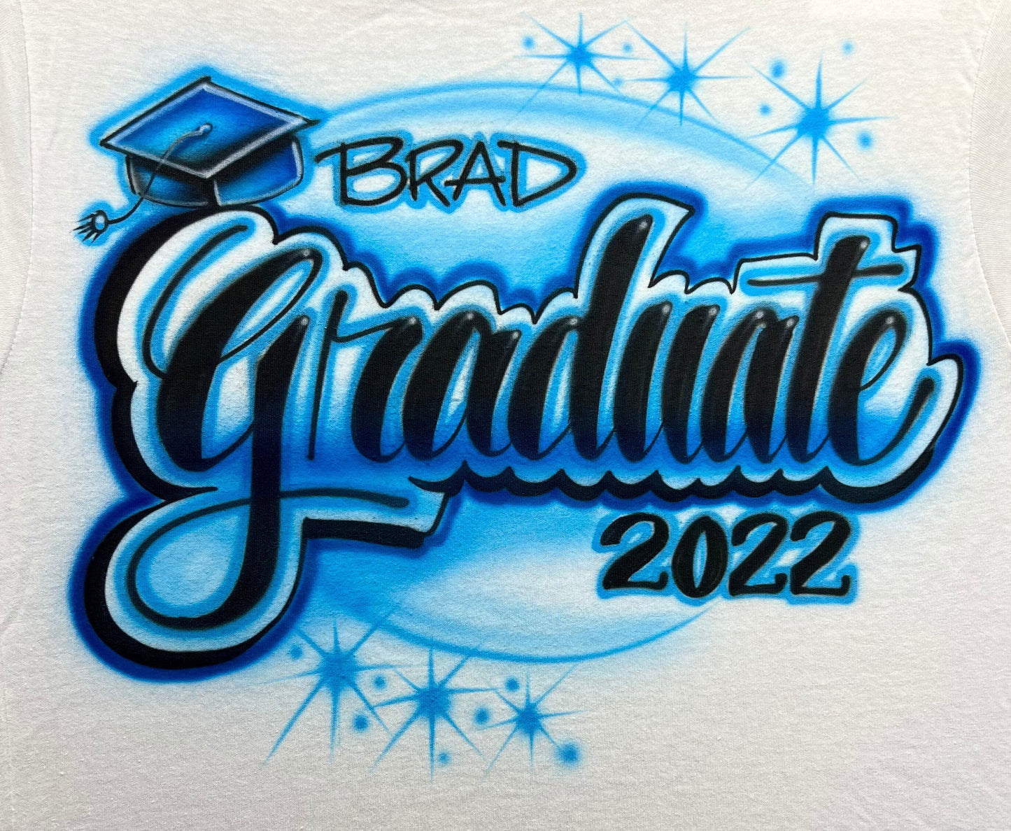 Class of 2023 Graduate Airbrush T shirt T Shirt, Graduate Gift, Senior 2023