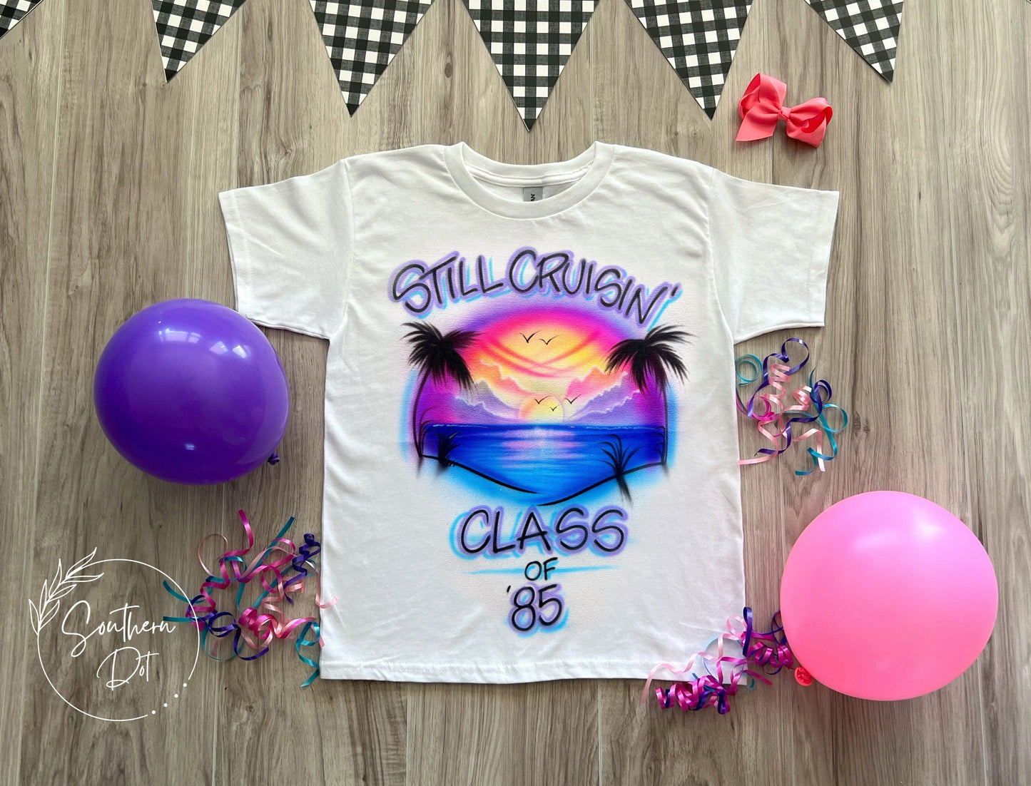 Vacation Airbrush T Shirt | Family Vacation Shirt | Girls Trip Shirt