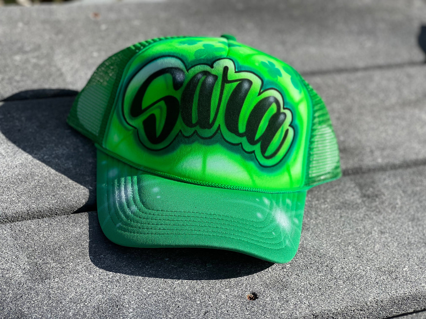 Personalized Airbrush Trucker Hat with name