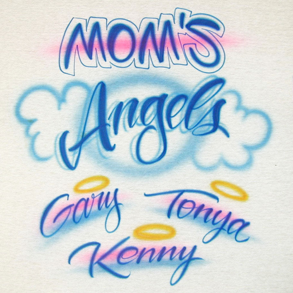 Mom's Angels T-Shirt with names