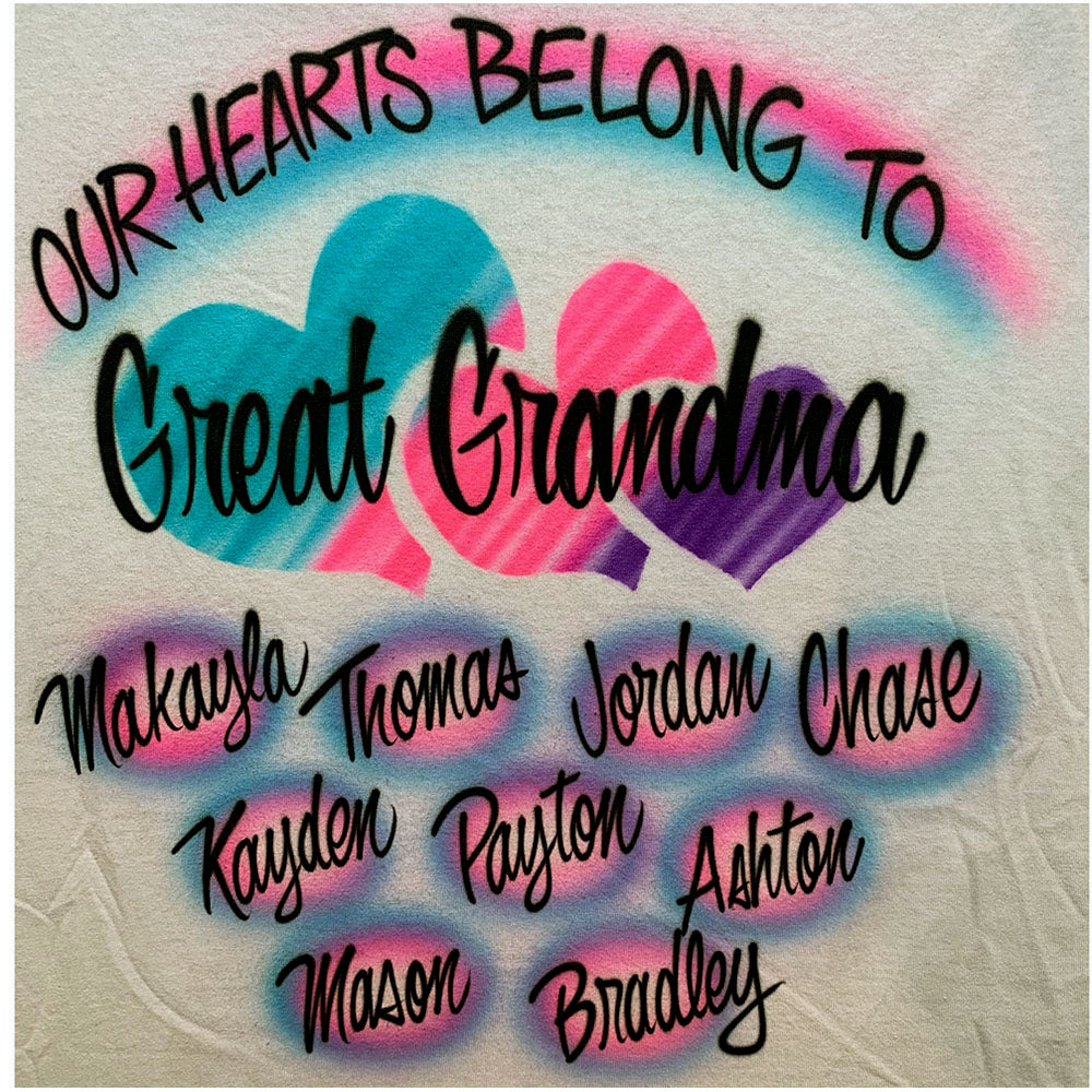 Our Hearts Belong To Great Grandma