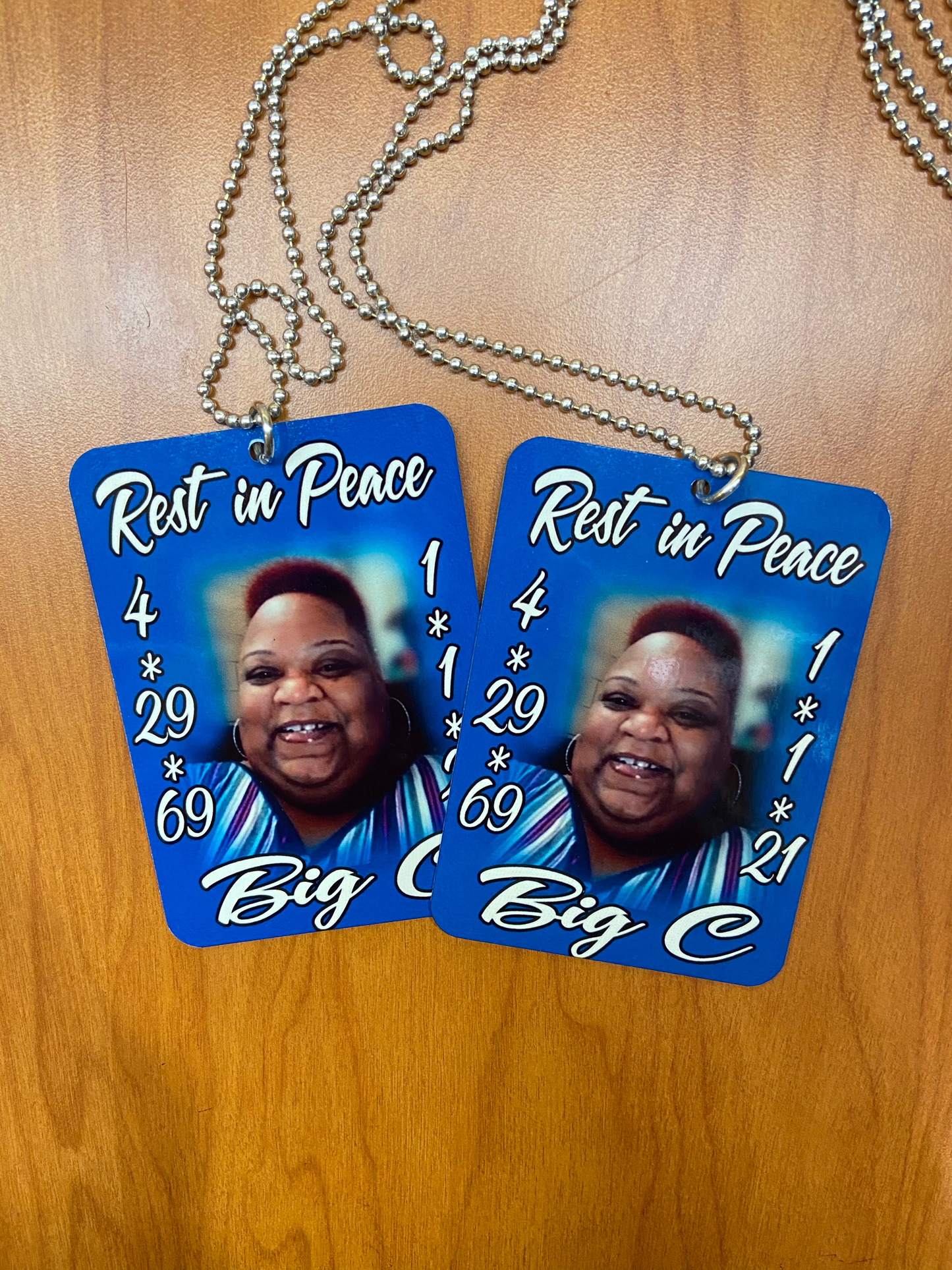 Personalized ID Tag (double sided)