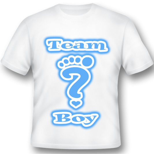 Team Boy Gender Reveal Shirt