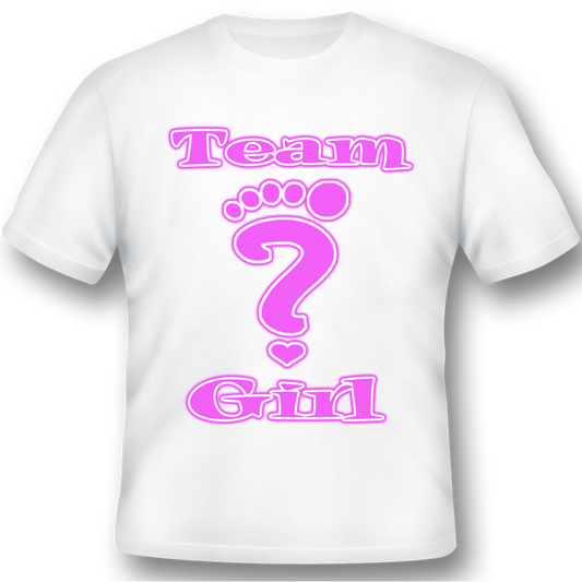 Team Girl Gender Reveal Shirt