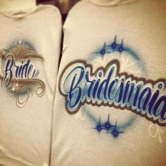 Bachelorette Party Shirt, Team Bride Shirts, Bridesmaid Party Group Shirt - Bluegrass Airbrush