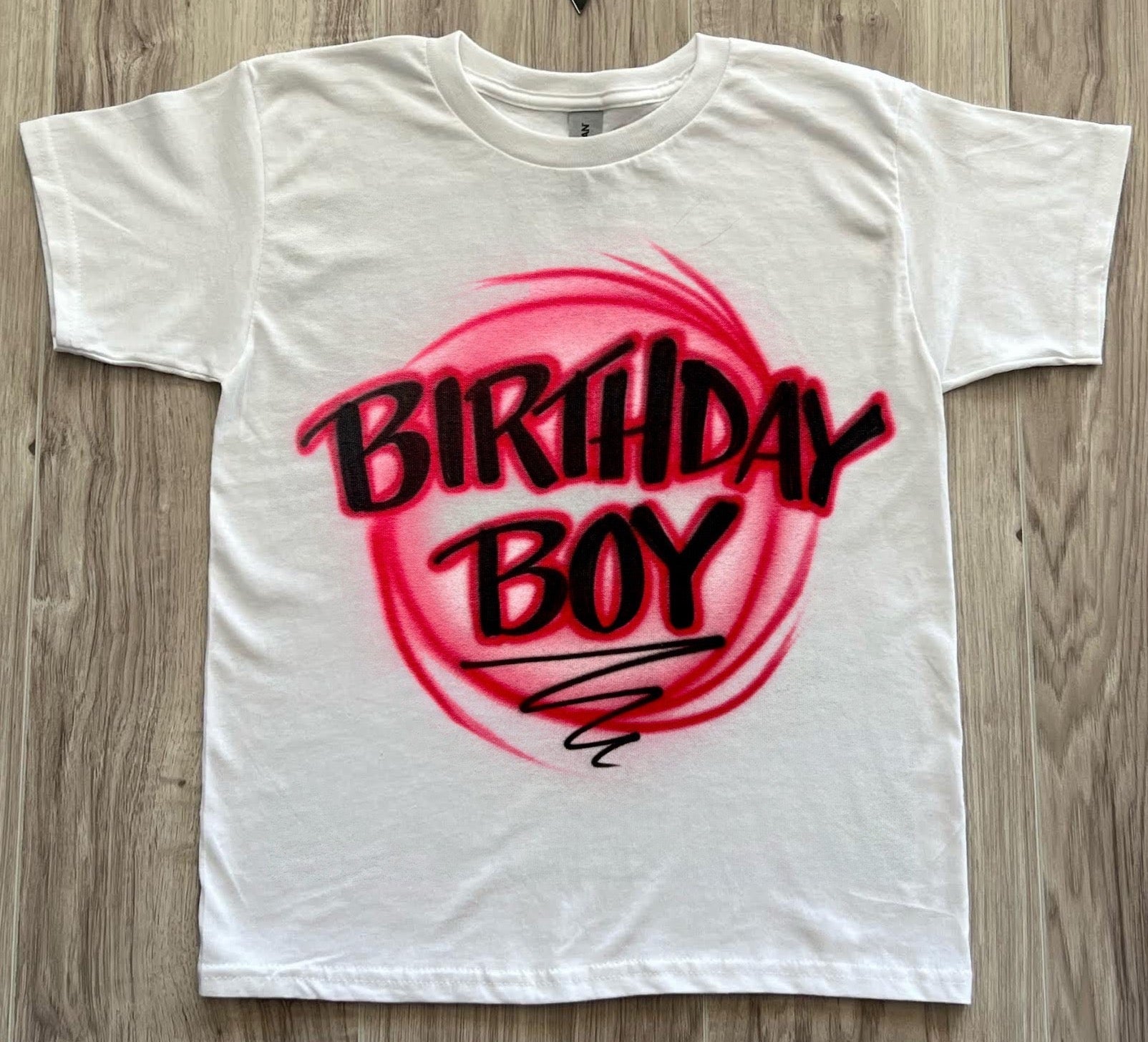 Birthday Boy Airbrush T Shirt - Bluegrass Airbrush