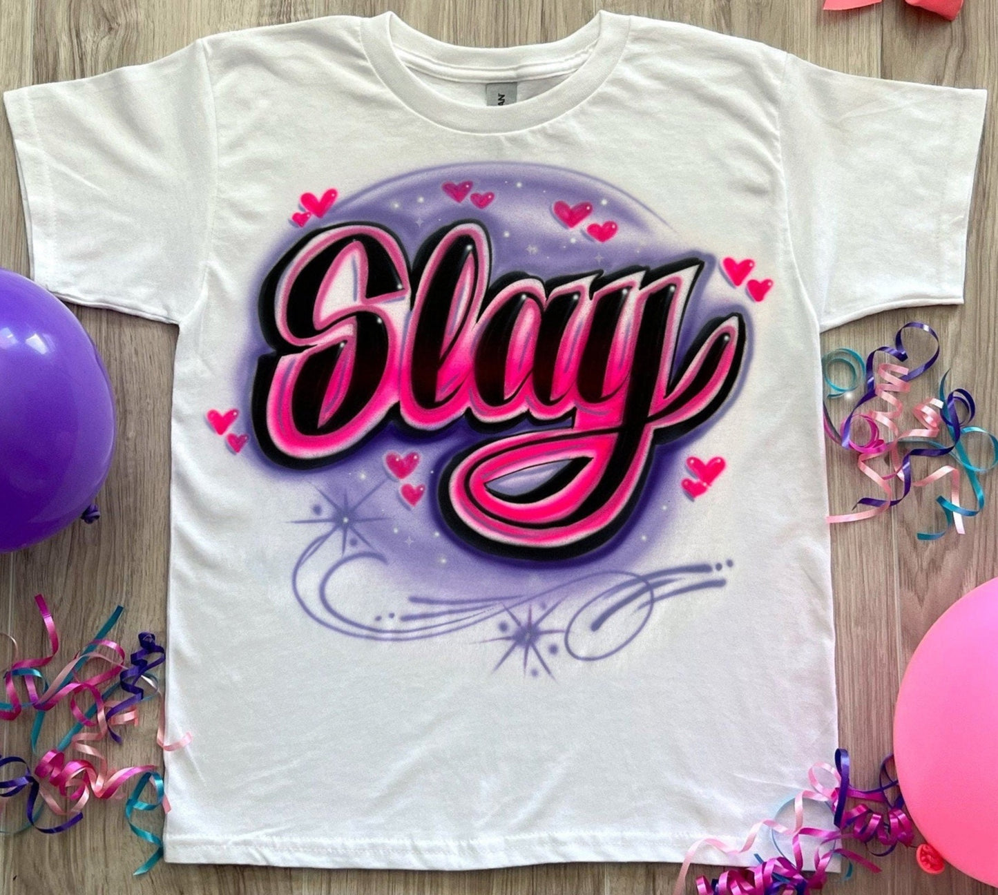 Slay Bold Airbrush T Shirt