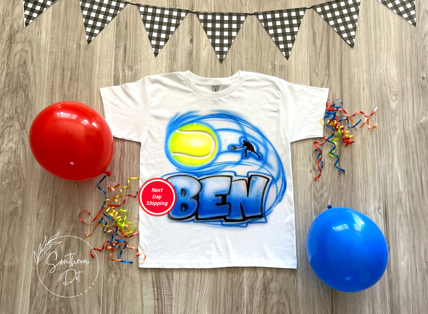 Tennis Gift Airbrush Shirt