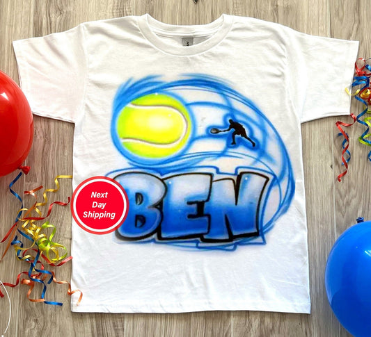 Tennis Gift Airbrush Shirt