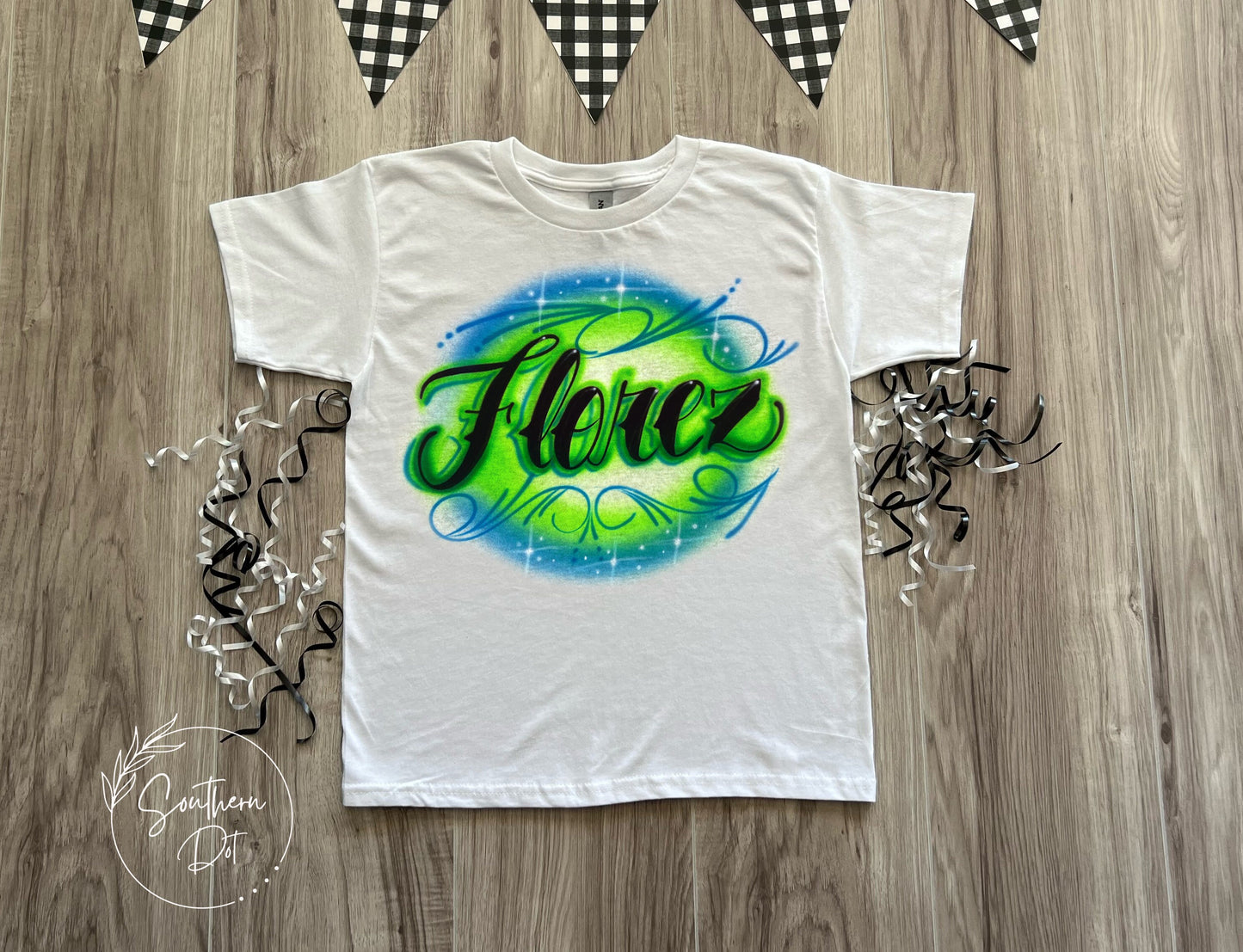 Spray Paint T Shirt 2 Color