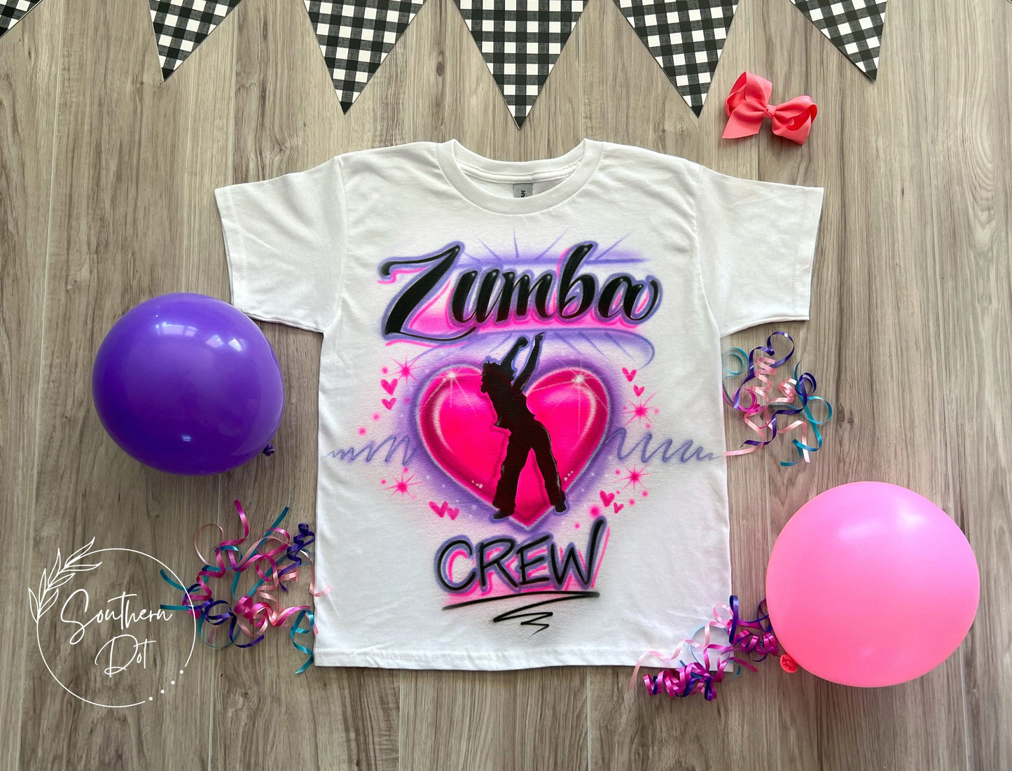 Dance Team Airbrush T shirt