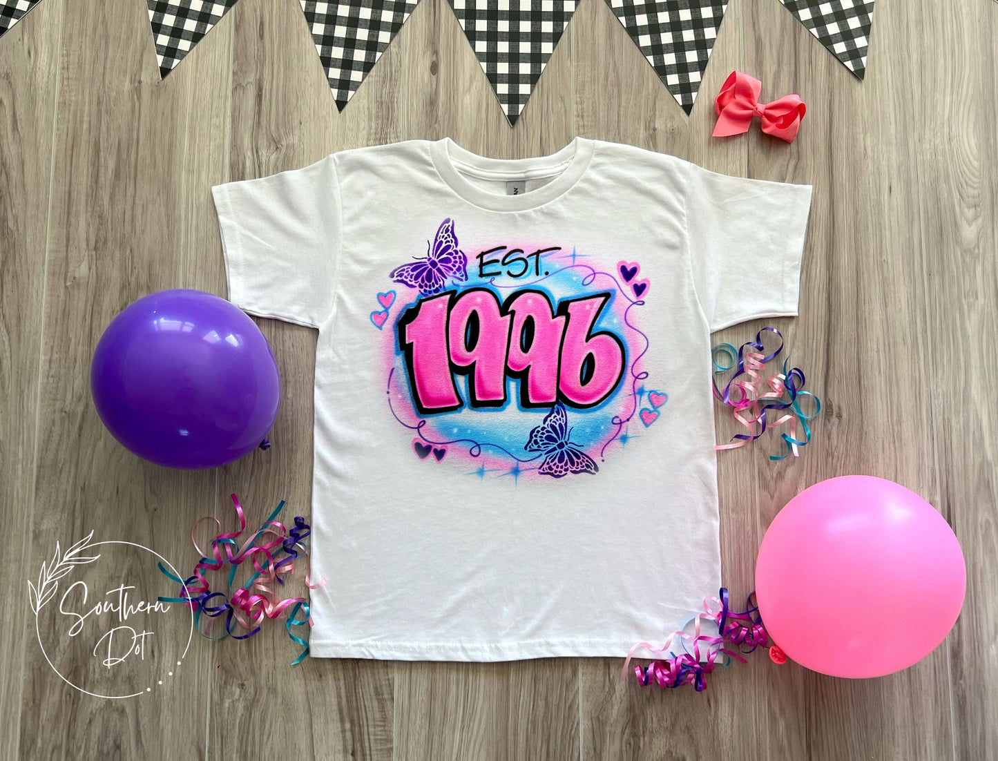 Est Year Custom Airbrush Shirt