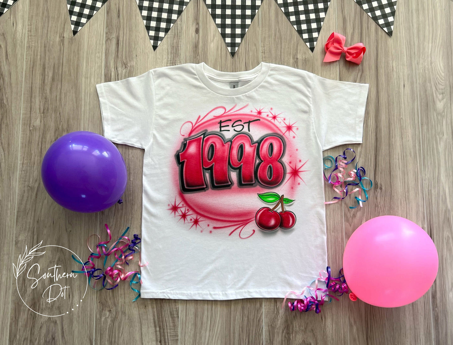 Est Year Custom Airbrush Shirt