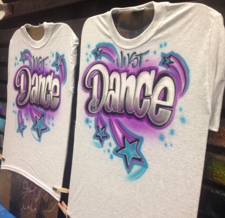 Dance Team Airbrush T shirt