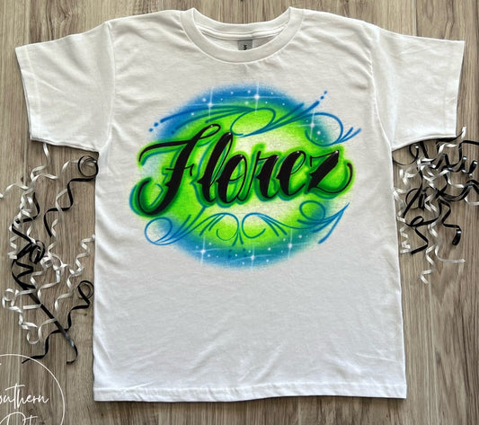 Spray Paint T Shirt 2 Color