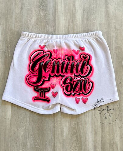 Custom Booty Shorts | Personalized Booty Shorts | Airbrush Shorts