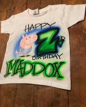 Load image into Gallery viewer, Peppa Pig birthday shirt
