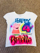 Load image into Gallery viewer, Peppa Pig birthday shirt
